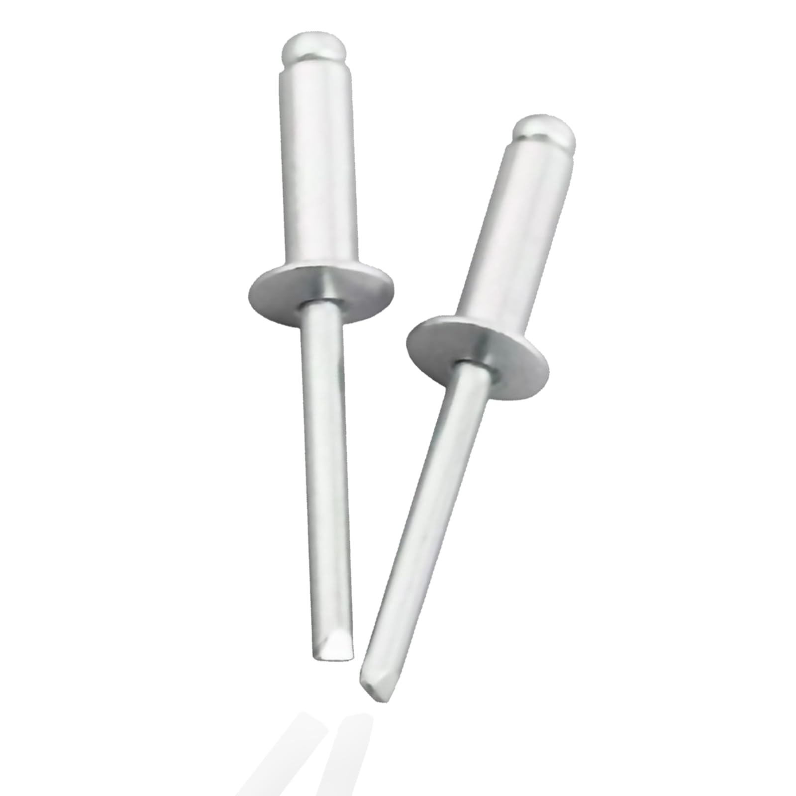 Photo 1 of 100 Pcs 3/16" x 5/8" Aluminum Pop Rivets, 4.8 x 16mm Blind Rivets