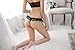 Celamirio Women's Bow Crotchless Pearl Thong Panties Underwear 3 Pack S