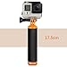 Floating Hand Grip for GoPro Hero5 4 Session/hero4/3+/3/2/1 and other Action Camera - EREACH Handle Grip & Handle Free Mount Accessories Kit & Water Sport Pole for Sport Camera