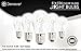 Deneve DNV-200-10110 Clear Glass S14 Incandescent Light Bulbs for E26, E27 Sockets, 11 Watts, 25 Pack