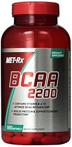 MET-Rx BCAA 2200 Supplement, 180 count