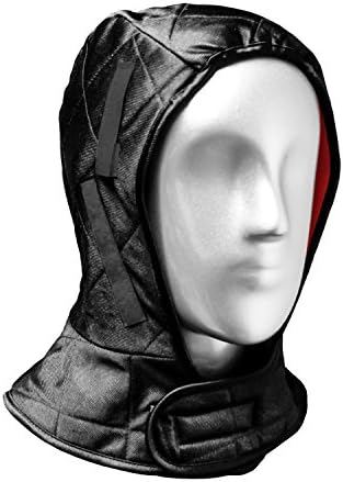 Nordic Blaze FR-RWL18 Dual Layer Shoulder Length Termal Hard Hat Liner with Limited FR, One Size, Black