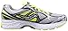 Saucony Men's Guide 7 Running Shoe,White/Black/Citron,10.5 M US