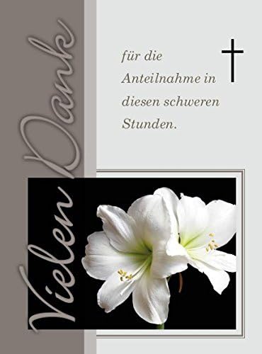 Biglietti Di Ringraziamento Biglietti Lutto Con Buste Motivo Giglio Croce Lutto Scheda Lutto Grazie K60 14 8cm X 10 5cm Grigio Bianco Nero Amazon It Cancelleria E Prodotti Per Ufficio