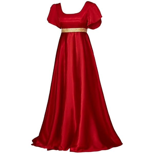 red regency dress Regency Red Historical Sewing