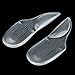 1 Pair Silica Gel Arch Support Cushion Pads Women High-Heel Shoe Insoles Inserts - 5 Colors - Clear, 9mmx12cm