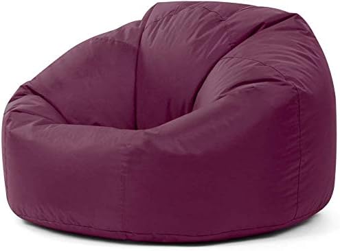 KSRTNX Classic Bean Bag Chair Large Living Room Bean Bags for Adults 84cm x 70cm - Indoor Outdoor Water Resistant Bean Bags Chair Garden or Indoor Gamer Living Room Bean Bags (Mulberry Purple)