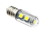 FACTOP LED Refrigerator Bulb E14 1W 7x5050 SMD 60-80LM 6000-6500K 110V Light Color Natural White
