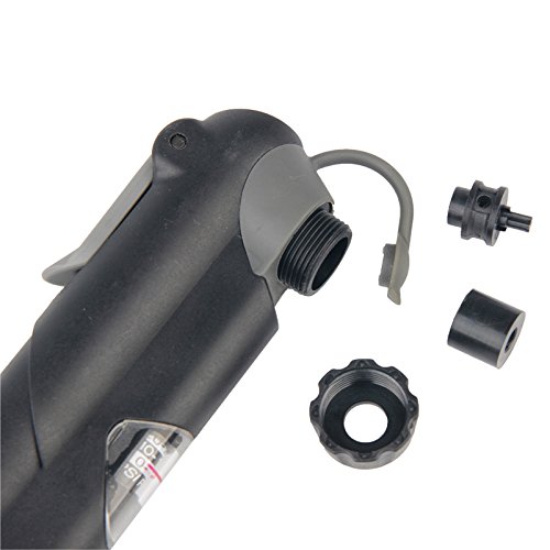 Bike/Bicycle Pump with Gauge, Max 100 Psi by GIYO, Mount Kit and Tire Patch Included - Thumbnail 2