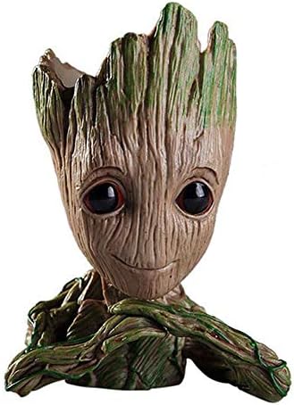 LB Trading Plant Pot Groot Flowerpot Cartoon Action Figures Guardians of The Galaxy Milky Way Nice Gifts