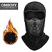 OMECHY Balaclava Windproof Ski Mask Outdoor Cold Weather Face Mask Motorcycle Neck Warmer Tactical Hood,Black Rubber One Size