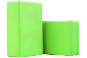 Kenhihi Yoga Block - Unsupported Latex Eva foam - Soft non slip surface with bevel for yoga, pilates, meditation - Yoga accessories for stability, balance and deep stretching