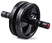 Limm Ab Wheel Roller for Advanced Abdominal Core Exercises and General Fitness - Includes Soft Knee Pad, Storage Bag and Instructions Manual