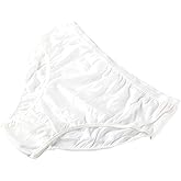 STARLY Women's Disposable Pure Cotton Underwear Travel Panties High Cut Granny Briefs White/Macarons/Black (10pcs)