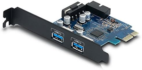 ORICO Desktop 2 Port with VLI chipset USB3.0 PCI Express Card for Windows XP Vista 7/8/10 PC Desktop [PVU3-2O2I]