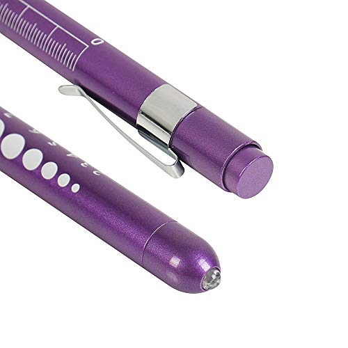 Diagnostic Medical Penlight Pen Torch (2 Packs), CAVN Reusable LED