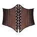 Hanerdun Lace-up Corset Elastic Retro Cinch Belt Waist Belt Four Sizes