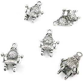 Price per Lot 540 PCS Jewelry Making Charms Antique Silver Tone Color Jewellery Charme Findingss Bulk Wholesale Suppliers Arts Crafts 13165 Sofa Chair