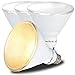 AmeriLuck 4 Pack Outdoor PAR38 LED Flood Light Bulb, 90W Equiv, Non-dimmable 13W, 3000K Warm White