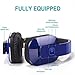August EP650 Bluetooth Wireless Over Ear Headphones with aptX LL Low Latency/Multipoint/NFC / 3.5mm Audio in/Headset Microphone - Blue