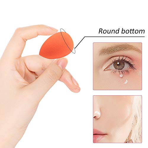 FAMILIFE 6PCS Makeup Sponge Set, Super Soft Beauty Sponge, Suitable for Liquid Cream and Powder Multi-colored, Makeup Sponges