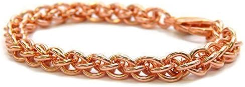 Solid Copper Handmade Bracelet - Positive Energy to Help Relieve Arthritis, Wrist, Joint Pain Naturally (Custom Sizing)