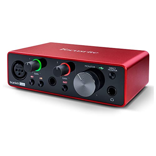 Focusrite Scarlett Solo 3rd Gen USB Audio Interface Bundle with