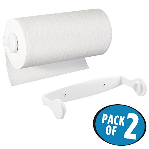 Buy mDesign Wall / Under Paper Towel Holder/Dispenser for