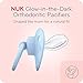 NUK Glow-in-The-Dark Orthodontic Pacifiers