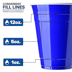 16-Ounce Plastic Party Cups in Blue