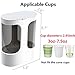 iHEBE Cup Dispenser for Water Dispenser, Paper Cup Holder for Water Cooler, Self Adhesive No Drilling Holes, Anti-Dust Cover, Fits 3-7.5oz Disposable Cups
