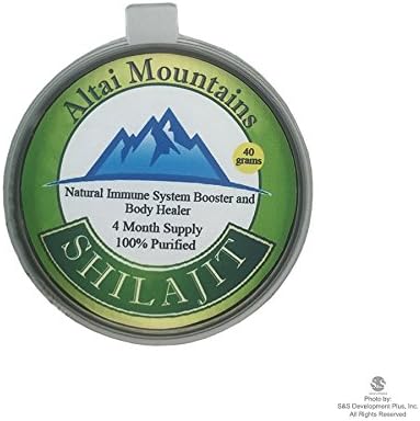 Authentic &amp; Pure Shilajit Resin from Altai Mountains 40 grams (4 Month Supply)