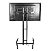 Kanto MTM55 Mobile TV Stand with Mount for 32 to 55 inch Flat Panel Screens - Black