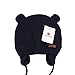 XIAOHAWANG Warm Baby Hat Cute Bear Toddler Earflap Beanie for Fall Winter (0-6 Months, A-Navy)