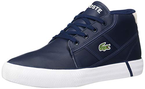 Lacoste mens Gripshot Chukka Sneaker, Navy/Off