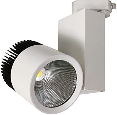 White Cob Led 45W Track Spot 100-240V