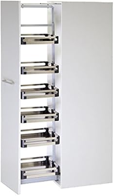 Pull Out Pantry Soft Close Unit Wire Basket Stainless Steel Tray