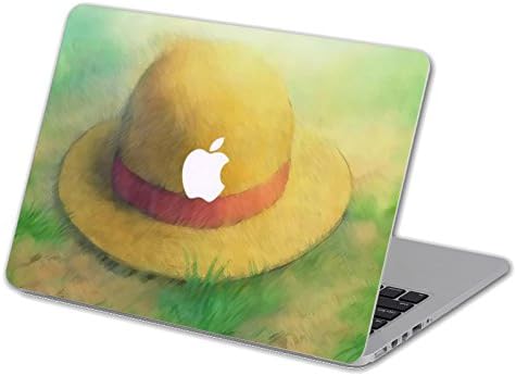 Customized Creative Cartoon Series Panama Hat Special Design Water Resistant Hard Case for MacBook Pro 15" inch A1707 with Retina Display 2016 Release fits Touch Bar &amp; Touch ID Ver.
