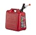 GARAGE BOSS GB351 Briggs and Stratton Press 'N Pour Gas Can, 5 Gallon, Red primary