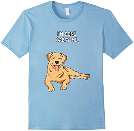 Men's I'm Done - Carry Me T-Shirt XL Baby Blue