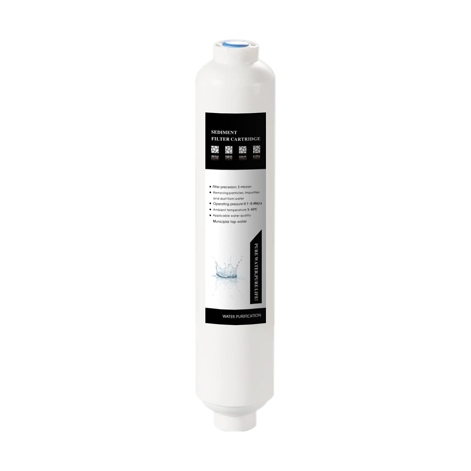 FRIZZLIFE Universal Replacement Sediment Filter QPP for 1st Stage of Aquarium Reverse Osmosis System