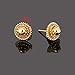 Fashion Ethiopian 1cm Small Ear Stud Wedding Earring for African Wedding