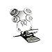 10-1 Inch Teddy Bear Metal Suspender Clips