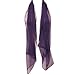 Wrapables Solid Color 100% Silk Long Scarf, Majestic Purple