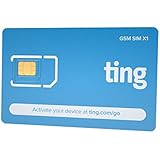 Ting GSM SIM card – Average monthly bill is $23. No contract, Universal SIM, Nationwide coverage, Only pay for what you use.