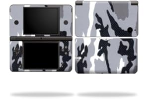 MightySkins Skin Compatible with Nintendo DSi XL wrap Sticker Skins Grey Camo