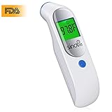 Baby Forehead Thermometer, Digital Infrared Medical Thermometer - FDA Approved Non Contact Digital Thermometer for Baby, Kids, Infant and Adults (Blue)