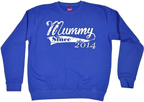 123t Mummy Since 2014 Mum Mother Jumper Grandma Children Child Kids Granny Year Personalised Baby Babies Birthday Gift Christmas Present SWEATSHIRT