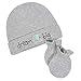 Gerber Baby 8-Piece Cap and Mitten Set, happy elephant, 0-6 Months