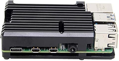 Camisin para Raspberry Pi 4 Estuche Armadura,Raspberry Pi 4 Computadora Modelo B Armadura Carcasa Enfriamiento Pasivo AleacióN de Aluminio Compatible con Raspberry Pi 4 Model B Solamente